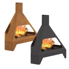 Feuerstelle mit Rauchabzug