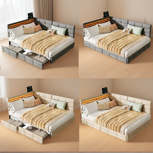 Stauraumbett polsterbett - stauraumbett,