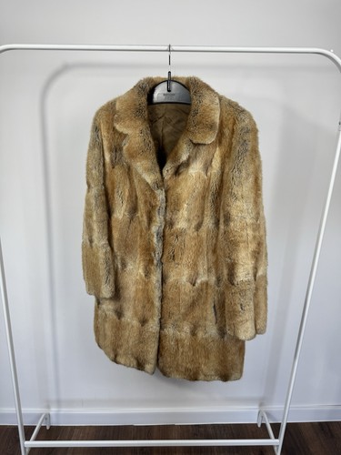 Vintage echt pelz mantel jacke - vintage,