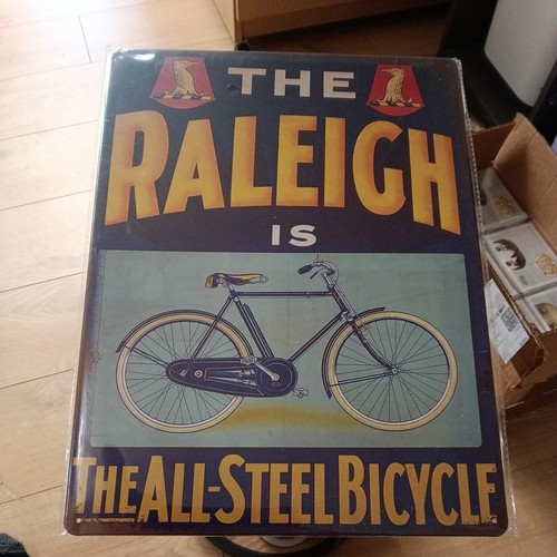 Retro blech neu schild - blech,