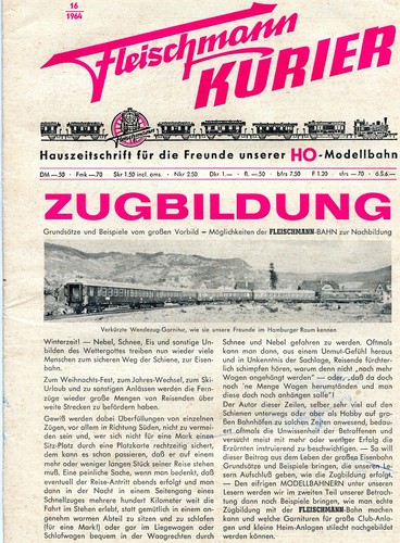 Fleischmann kurier heft - kurier,,