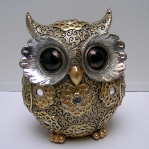 Formano deko eule gold silber - deko,