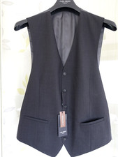 Carl Gross Weste Herren Grau