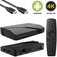 Dreambox Play UltraHD 4K UHD Bluetooth LAN Android TV 11 IP-Receiver Schwarz