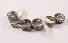 6 kleine Serviettenringe für