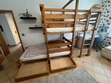 Woodland  Hochbett  Kinder-Etagenbett Gebraucht Holz  200 cm  x 90 cm