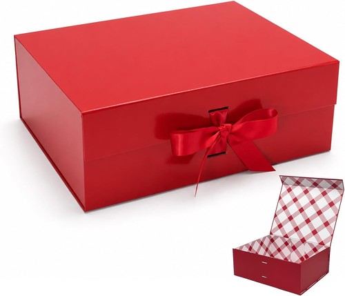 Geschenkbox rot 5x27x12 5 - rot, 33,5x27x12,5