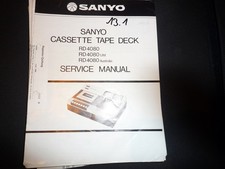 Original Schaltplan Service Manual Sanyo RD 4080