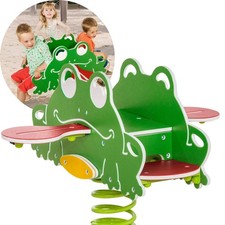 Spielturmking Federwippe