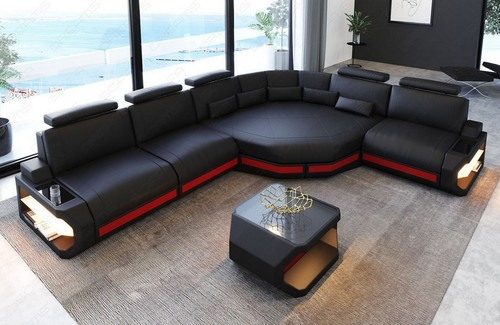Couch eck sofa ledercouch - sofa,