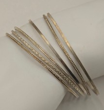 6 X Vintage Armreifen aus