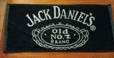 Jack Daniels Whiskey Baumwolle Bar Handtuch 20" x 9" Neu