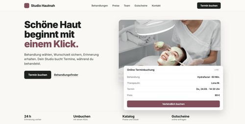 Kosmetikstudio website - kosmetikstudio,