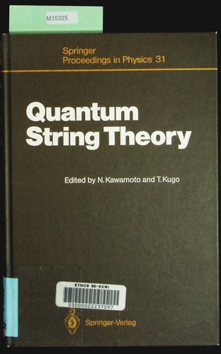 Quantum string theory