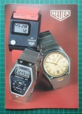 Heuer Vintage Katalog 1977/78 Autavia Datona Silverstone Monza Skipper Solunar