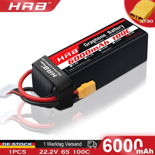 Hrb 6000mah xt90 lipo - hrb, 22,2v
