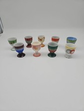 9 Stück Antik Eierbecher