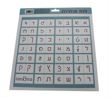 Hebräische Buchstaben schreiben lernen Alphabet Poster Start ABC Figuren Kind...