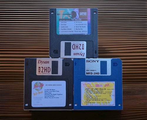 Vintage midi song dateien - midi,