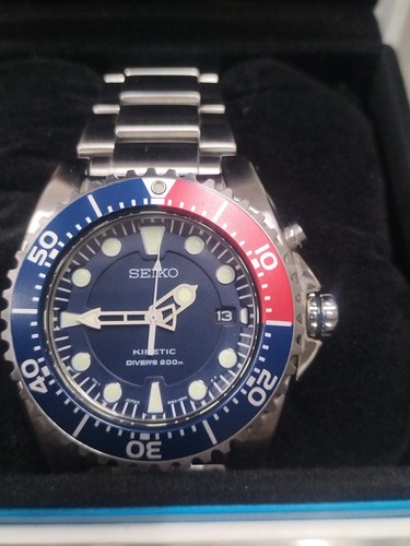 Seiko kinetic pepsi - kinetic, bezel