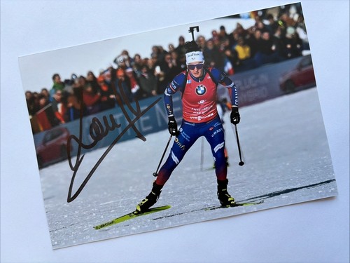 Orig biathlon autogramm lou - biathlon,