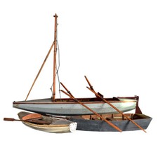 Volkskunst bootsmodellsammlung - volkskunst,