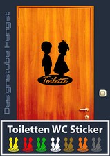 WC Toilette Aufkleber ver