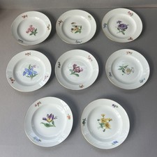 8 Teller Blumenmalerei