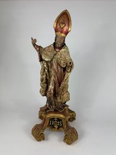 Antike Heiligenfigur Bischof