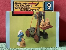 GESCHLUMPFE 9 GABELSTAPLER SCHLUMPF SCHLÜMPFE SMURFS PITUFOS SCHROUMPFS