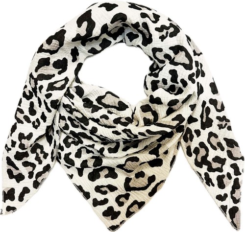Leopard dreieck schal - schal, 100%