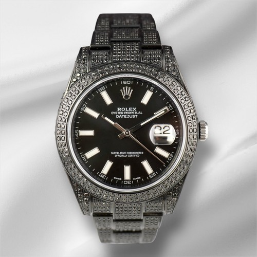 Rolex datejust 41mm - rolex, schwarz