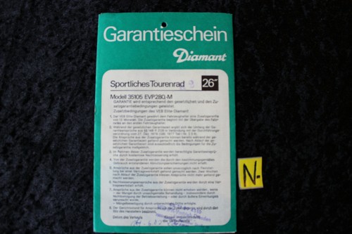 Garantieschein diamant - garantieschein,