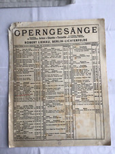 Konvolut antik: Noten für Klavier u. Gesang Mozart, Hose,Langer (Berlin)