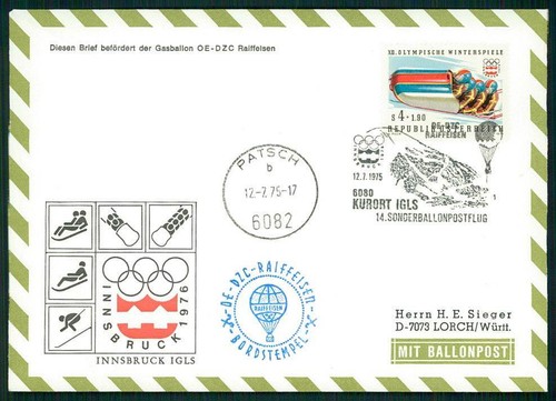 österreich ballonpost 1975 - Österreich,