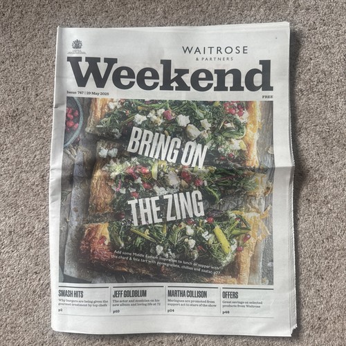 Waitrose weekend newspaper - waitrose,