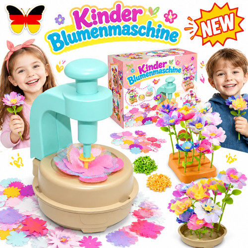Kinder bastelset blumenstrauß - kinder,