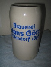Alter 1l Bierkrug "Altendorf