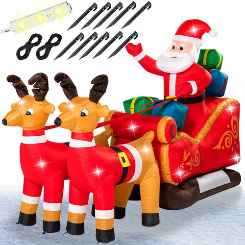 Aufblasbarer weihnachtsmann - aufblasbarer,