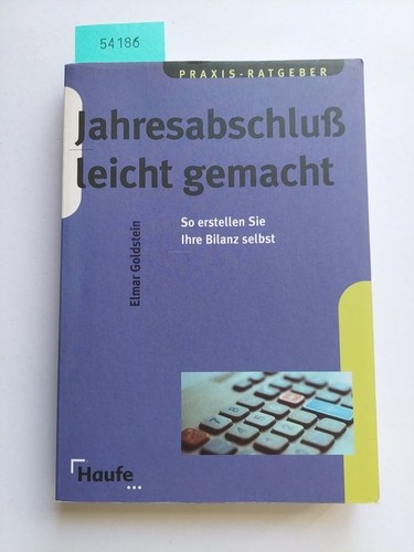 Goldstein jahresabschluß - goldstein, |