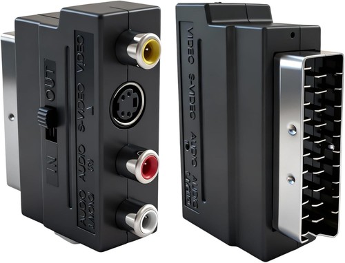Scart adapter cinch - scart, s-video