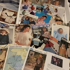 Vintage Strickanleitungen Damen Herren und Kinder Restposten