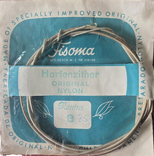 Harfenzither kontra saite - kontra,