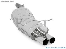 Eisenmann Edelstahl Sportauspuff BMW 3er E46 Limo Touring Coupe 2x76 scharf