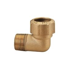 ITAP VX Messing-Klemmkupplung - 90°Winkel mit AG - für PE-Rohr - DVGW zugelassen
