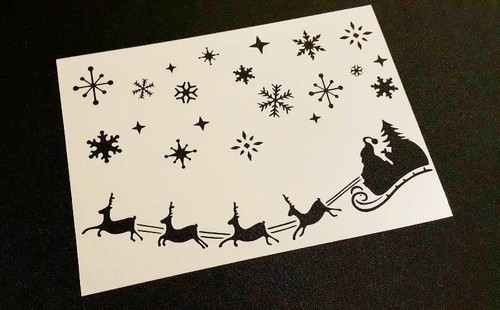 Weihnachtsmann schlitten - weihnachtsmann,