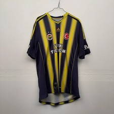 Verein Türkei Fenerbahce ADIDAS Trikot Gr XL Gelb/ Blau Nr. 10
