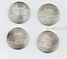 Österreich, 4 x 25 ÖS 200 Jahre Wiener Börse, Silber (800)