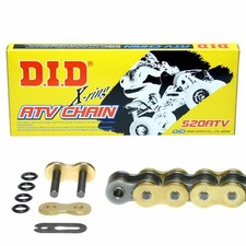 DID Kette ATV gold +Clipschloss KTM QUAD 525 XC, 2009-2013 verstärkt X-Ring