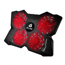 Klim Wind Cooling Pad & Stand for Gaming Notebook for PC Mac PS4 black red